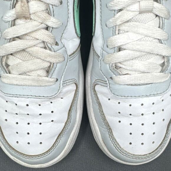 Nike Court Borough Mid 2 Sneakers 5Y Pure Platinum Mint Green CD7782-011 Youth - Picture 10 of 15